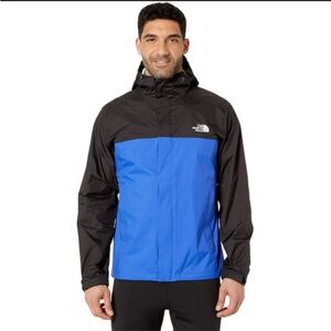 The North Face Men's Black and Blue Windbreaker